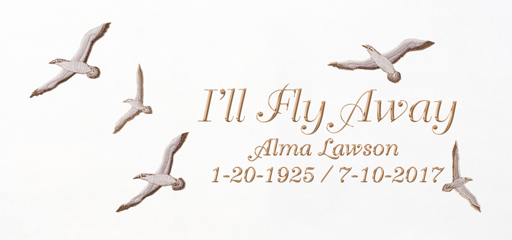 White Faux (Ill Fly Away) PROOF